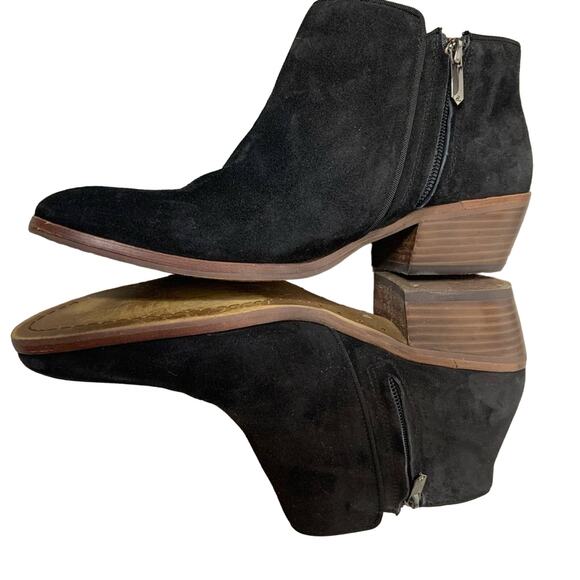 Sam Edelman black suede petty boots - Picture 4 of 6